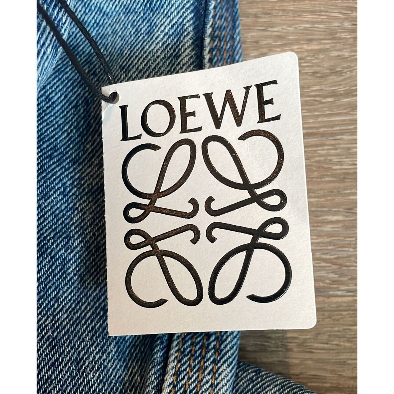 Loewe Anagram Cropped Denim Jeans