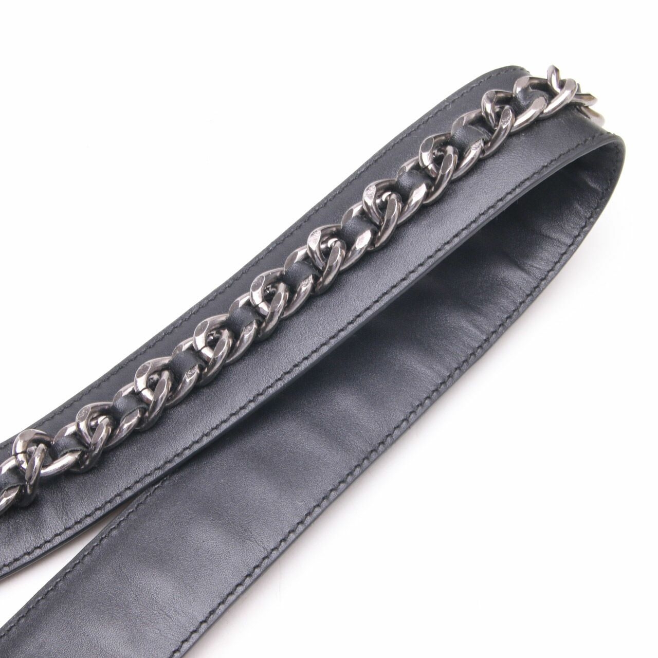 Private Collection Black Leather Sling Bag