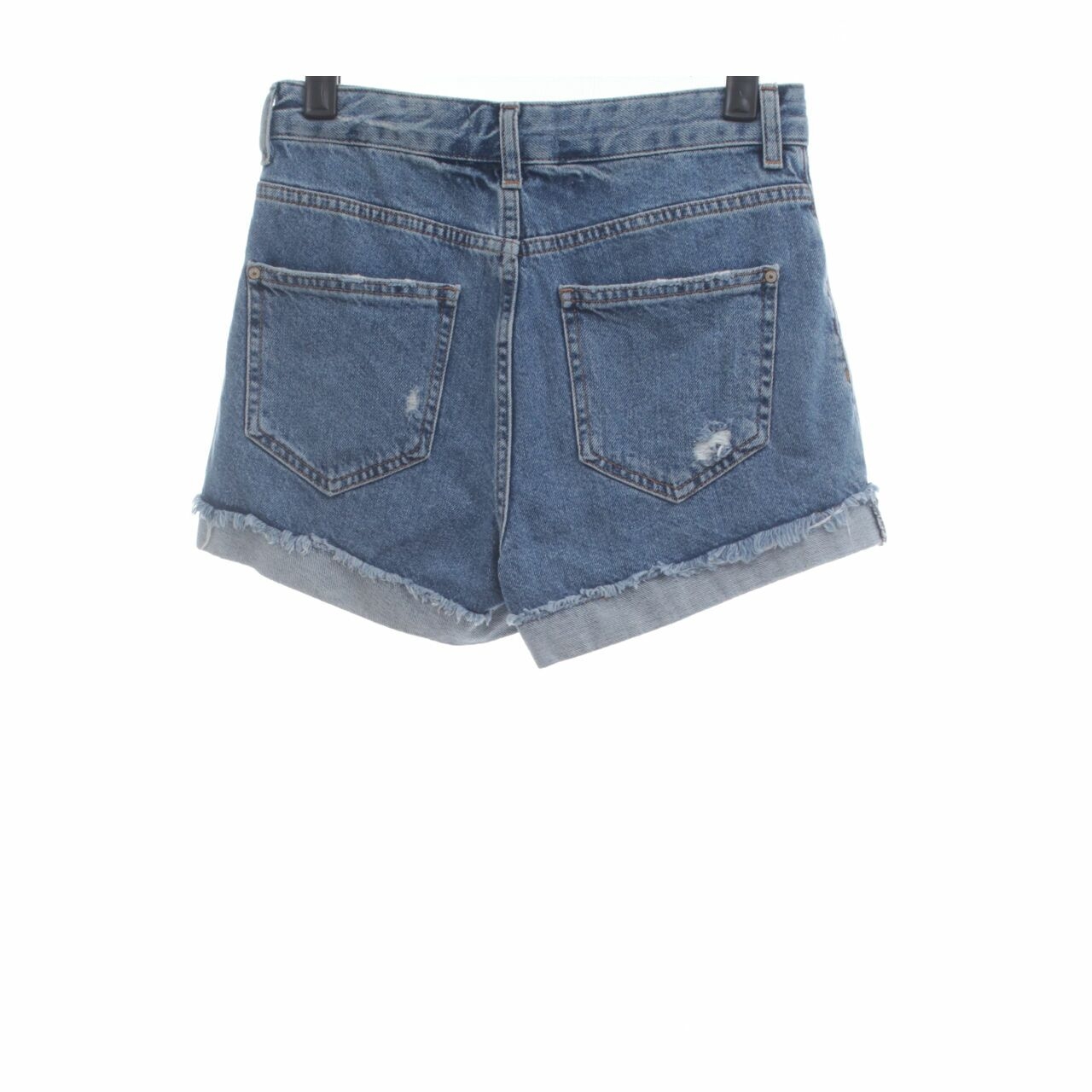 Mango Blue Denim Short Pants