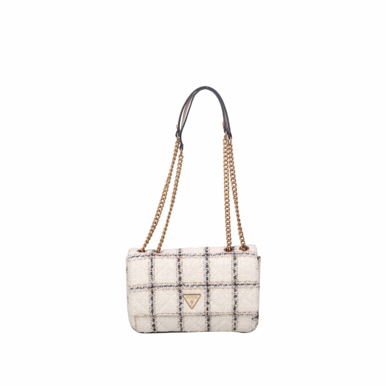 Guess Cessily Tweed Convertible Crossbody