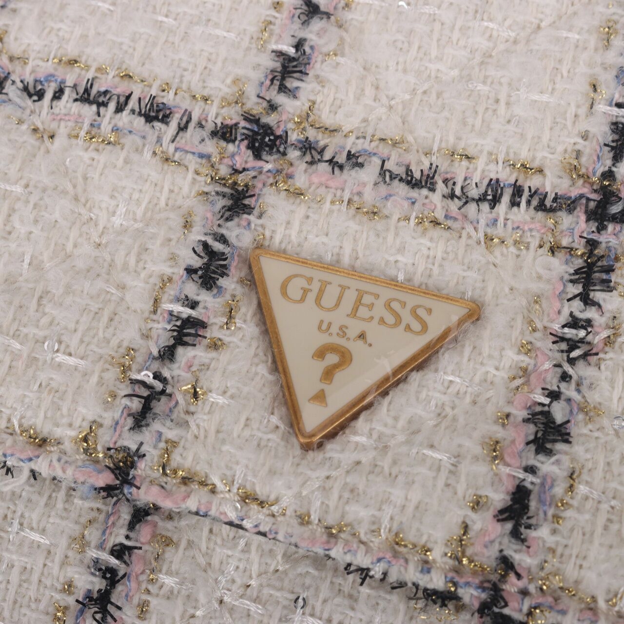 Guess Cessily Tweed Convertible Crossbody