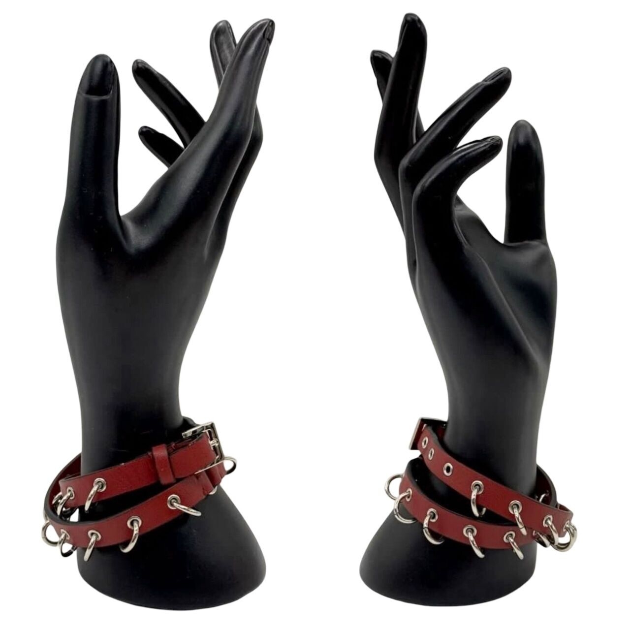 Valentino Red Leather Necklace / Bracelet