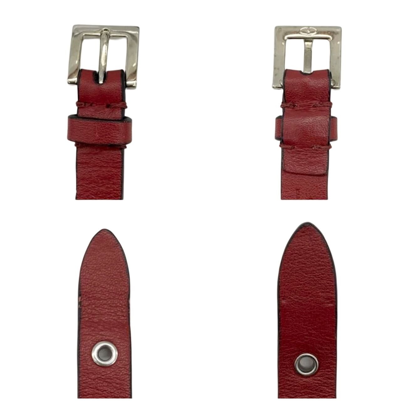 Valentino Red Leather Necklace / Bracelet