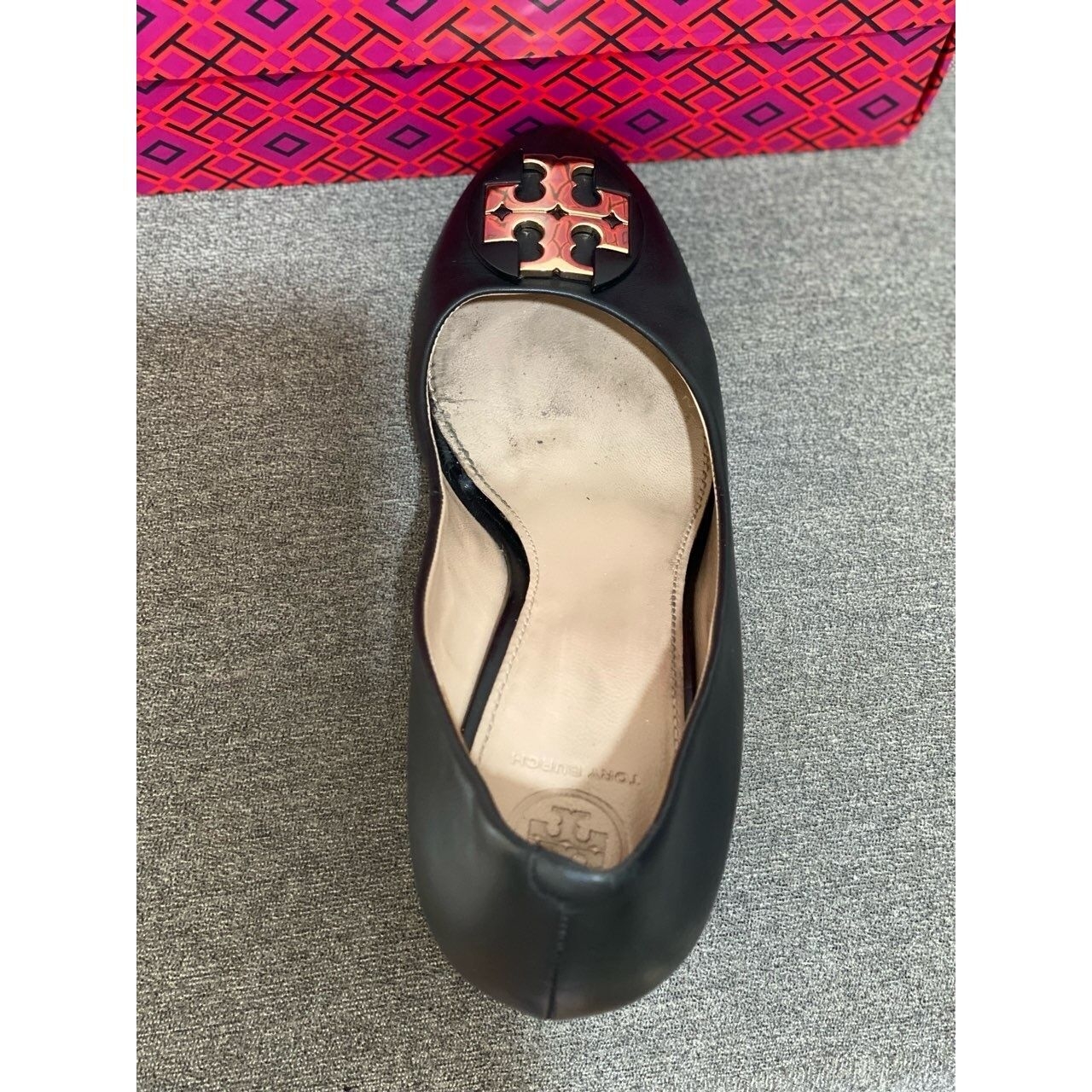 Tory Burch Black Wedges