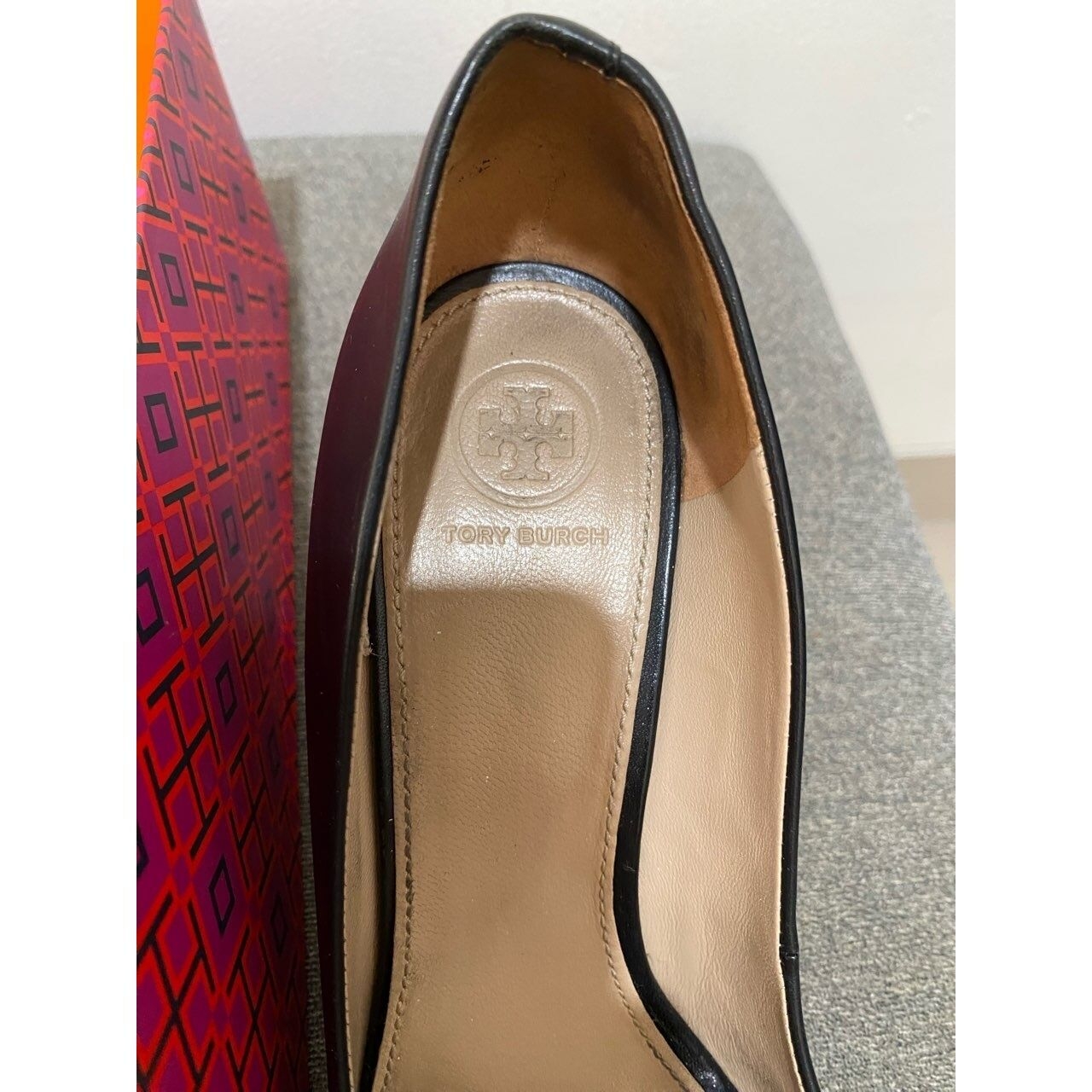 Tory Burch Black Wedges