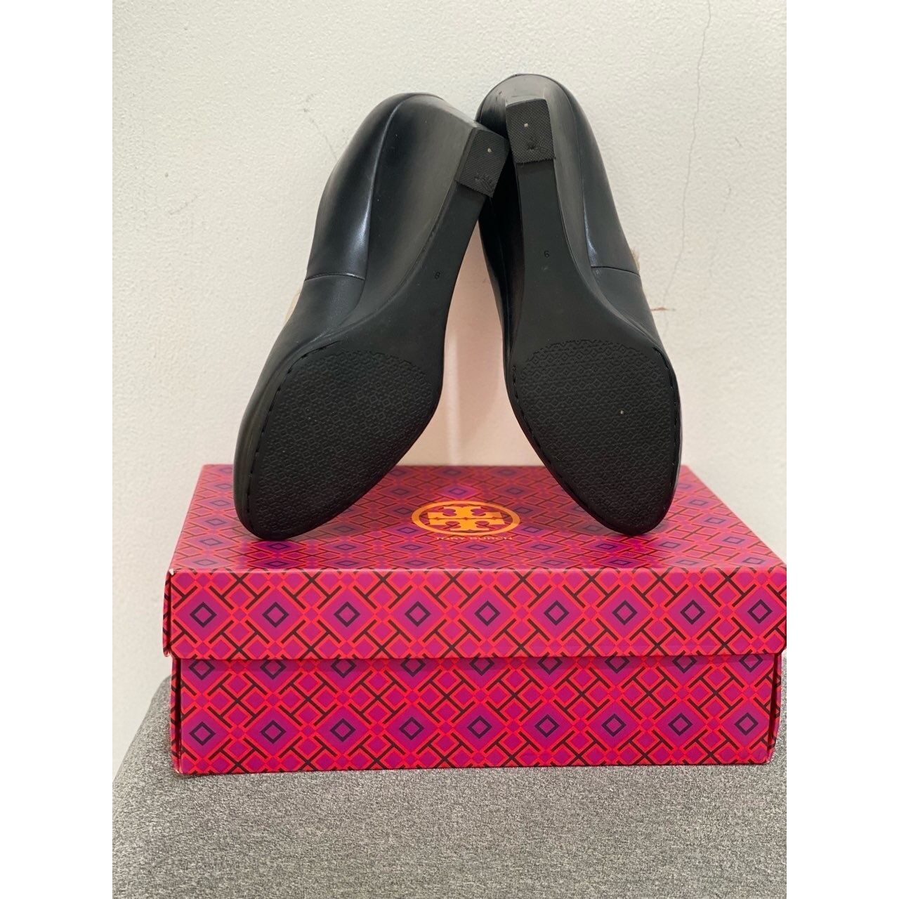 Tory Burch Black Wedges