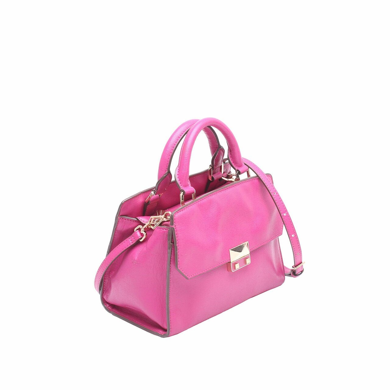 Charles & Keith Magenta Satchel