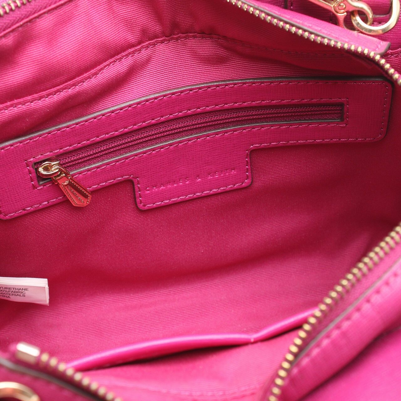 Charles & Keith Magenta Satchel