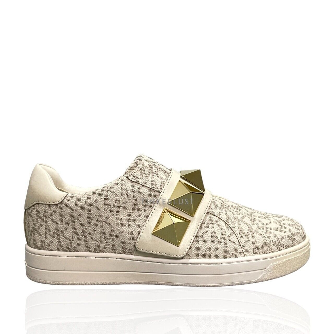 Michael Kors Kenna Studded Cream Sneakers