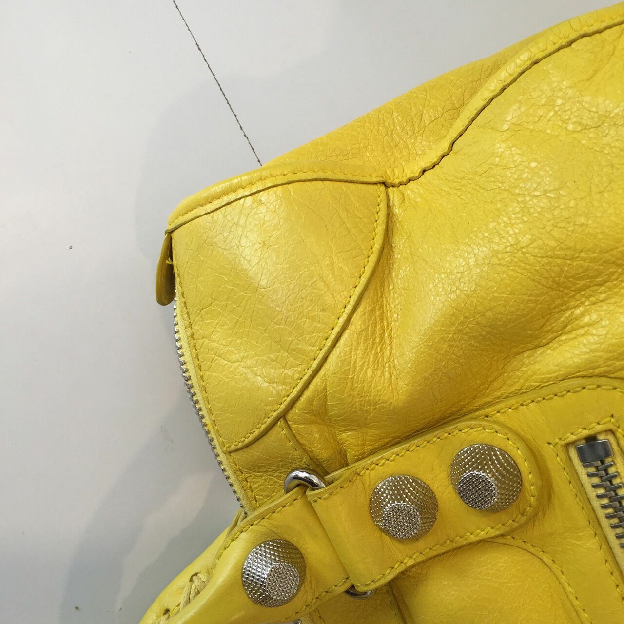 Balenciaga City Giant Yellow Handbag