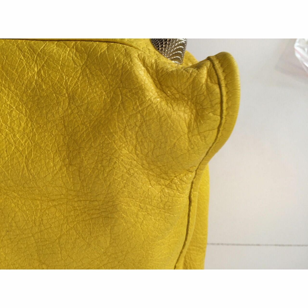 Balenciaga City Giant Yellow Handbag