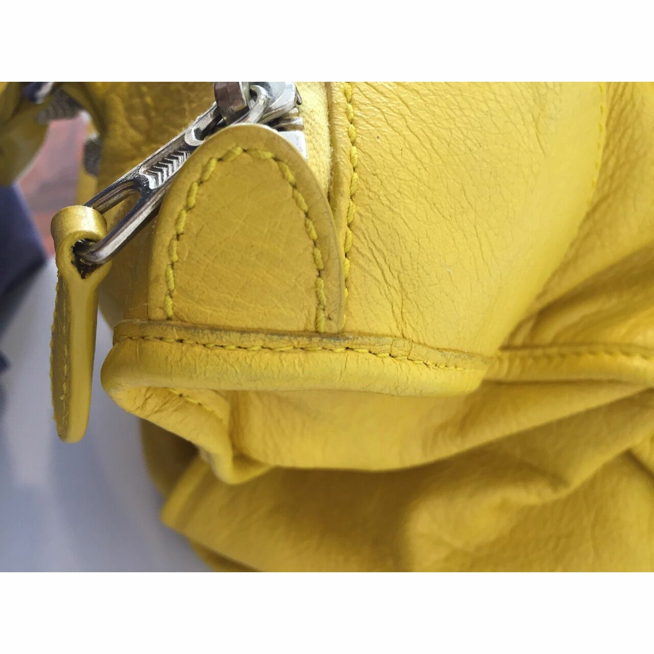 Balenciaga City Giant Yellow Handbag