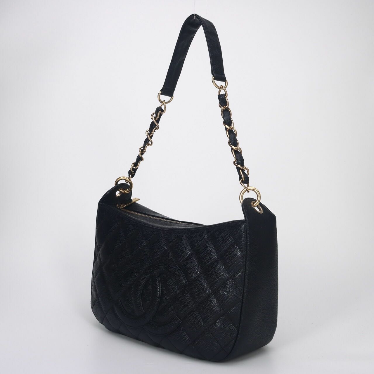 Chanel Caviar Leather Timeless CC Shoulder Bag