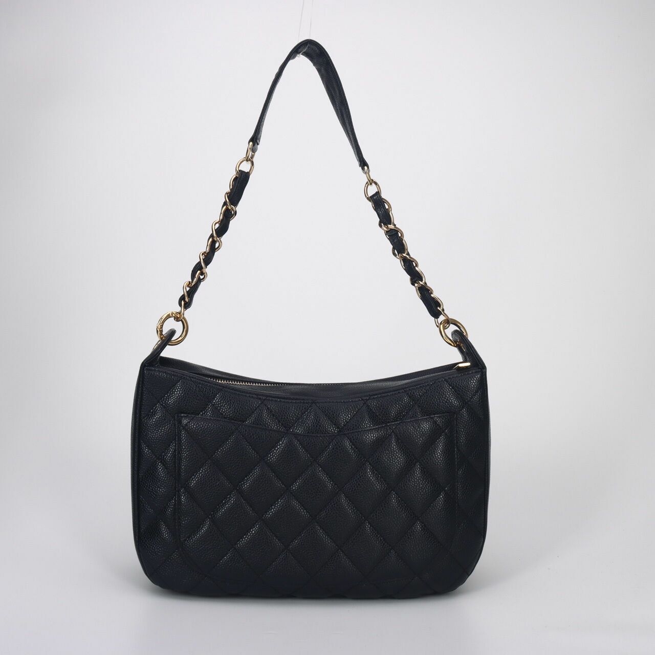 Chanel Caviar Leather Timeless CC Shoulder Bag