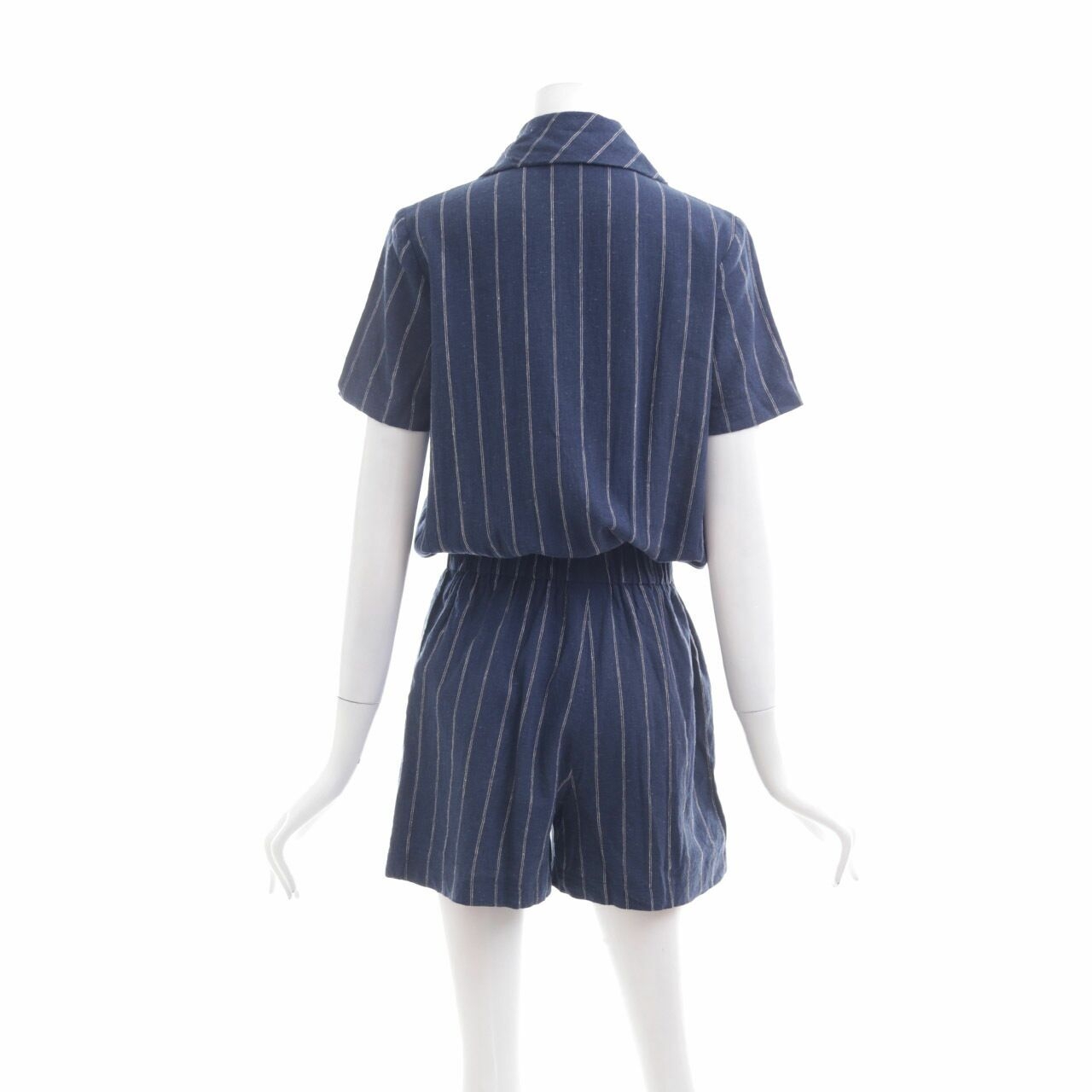 Petite Cupcake Navy Striped Jumpsuit