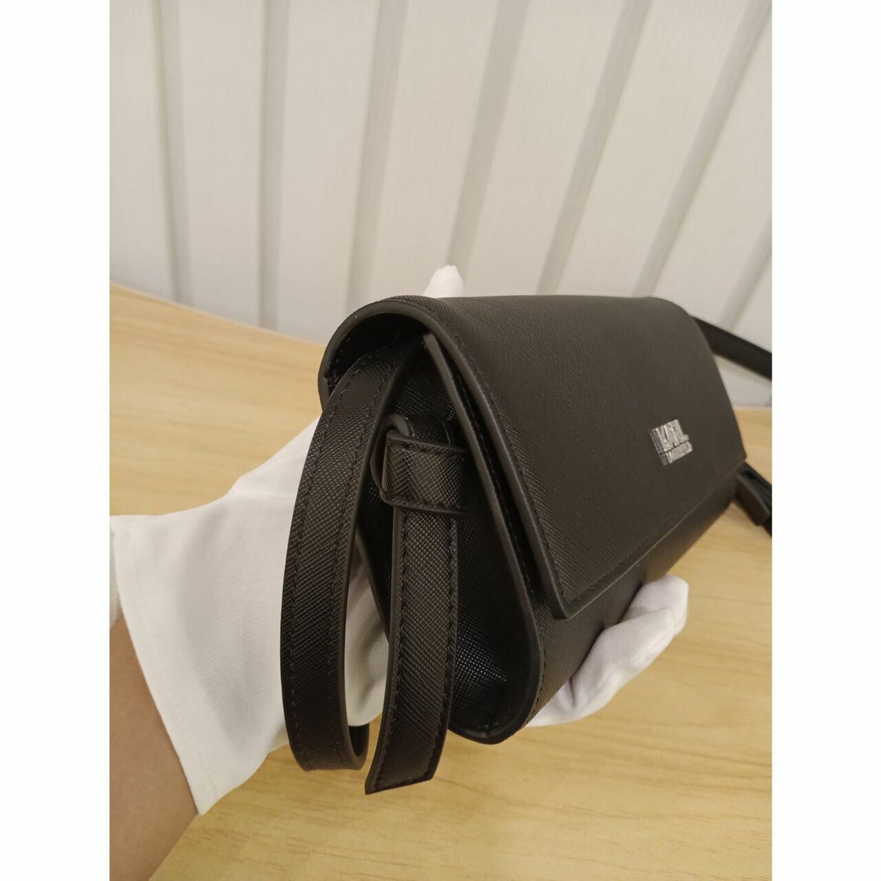 Karl Lagerfeld Shoulder Bag Clutch in Black Sling Bag