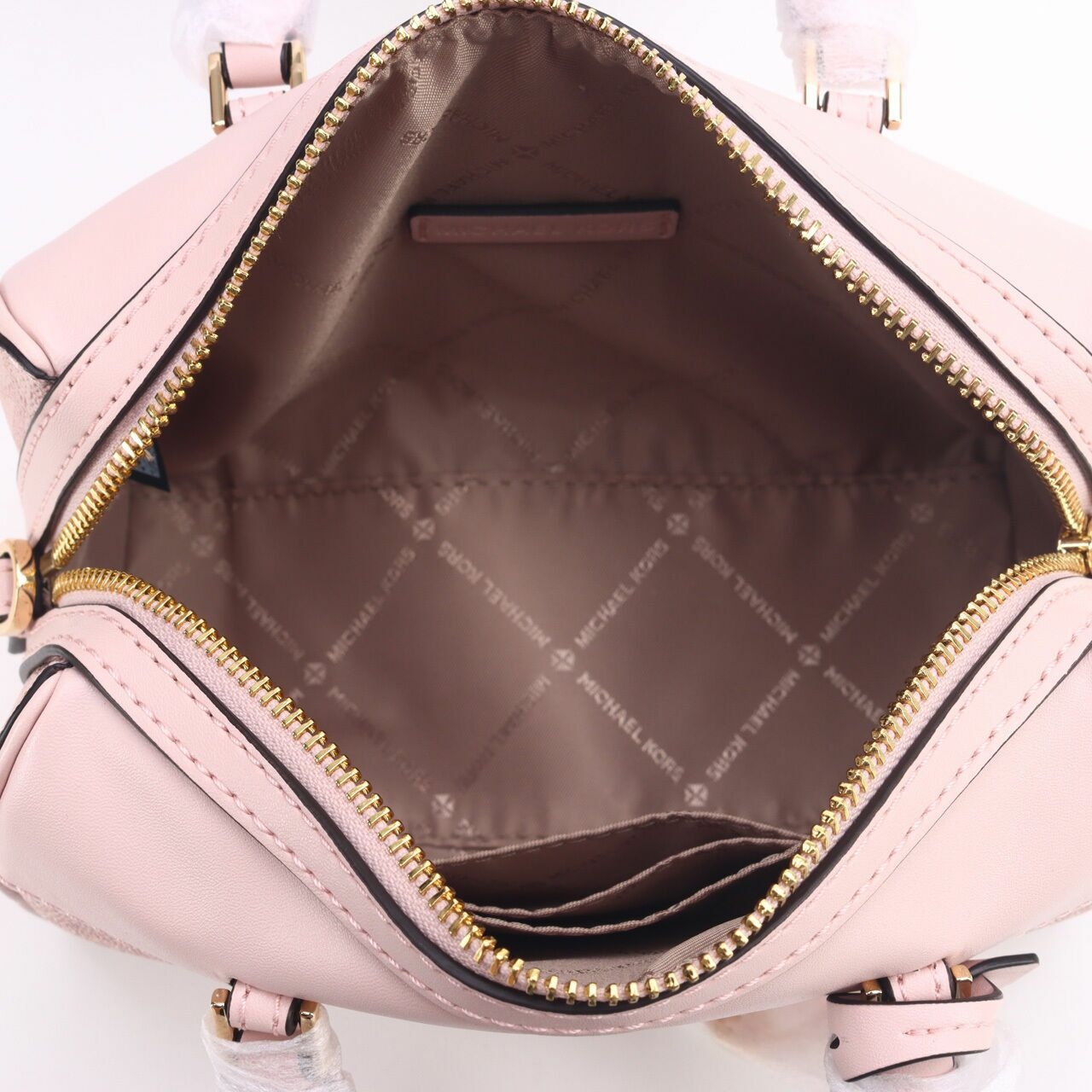 Michael Kors Travel XS Duffle Cross Body Powder Blush Satchel