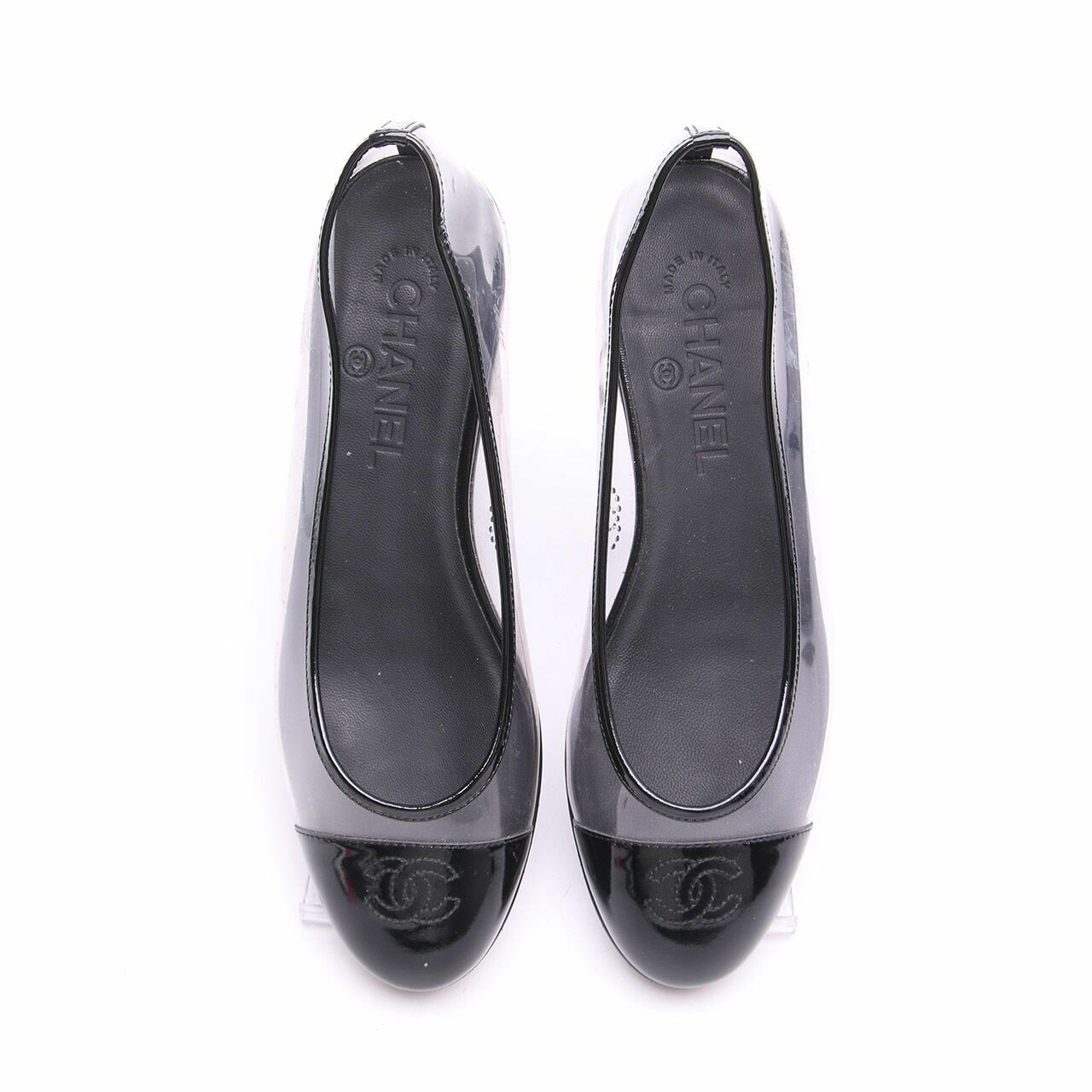 Gucci Black Transparent Ballet Flats