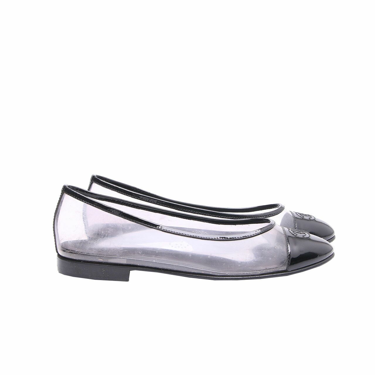 Gucci Black Transparent Ballet Flats