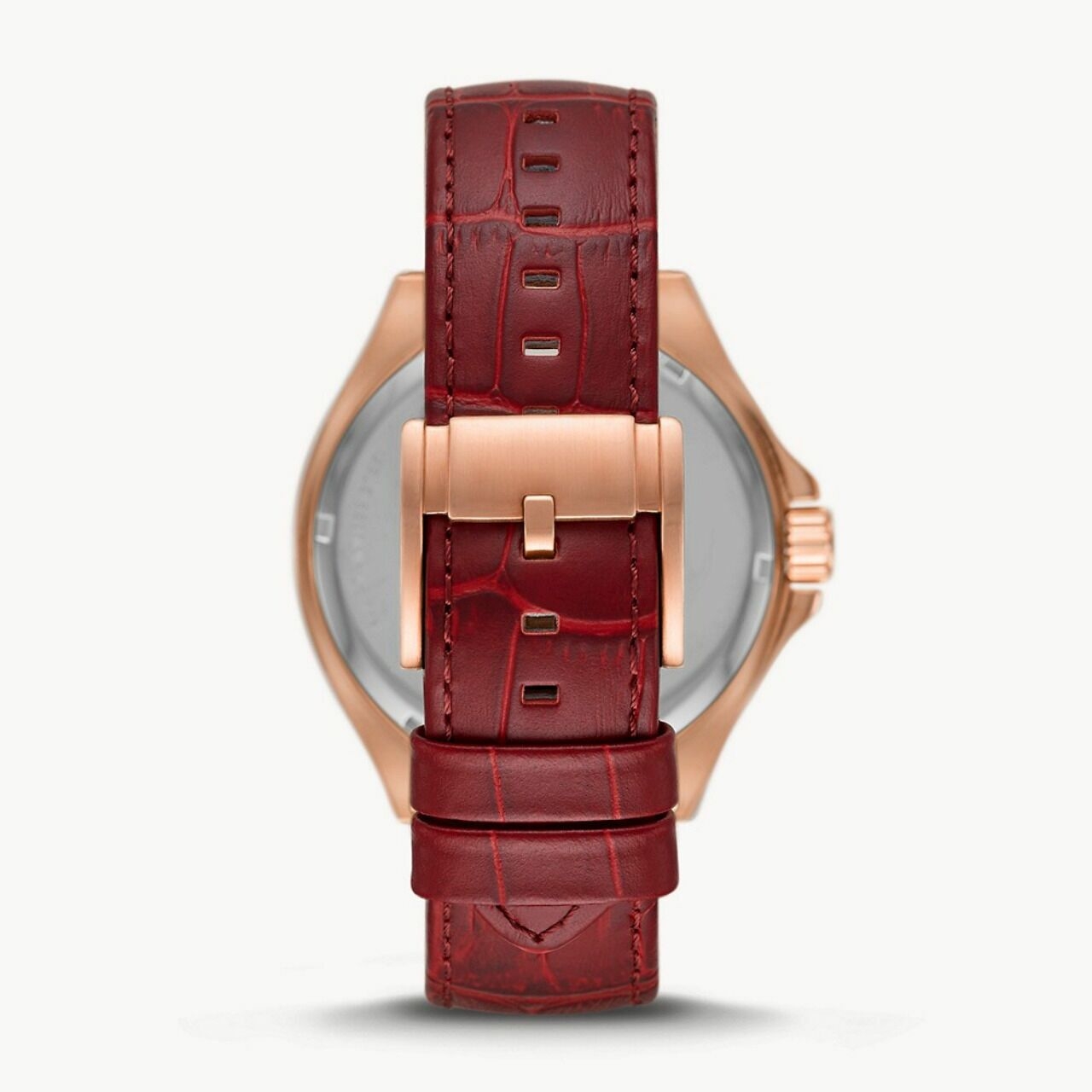 Fossil Bq2660 Automatic Silicone Red