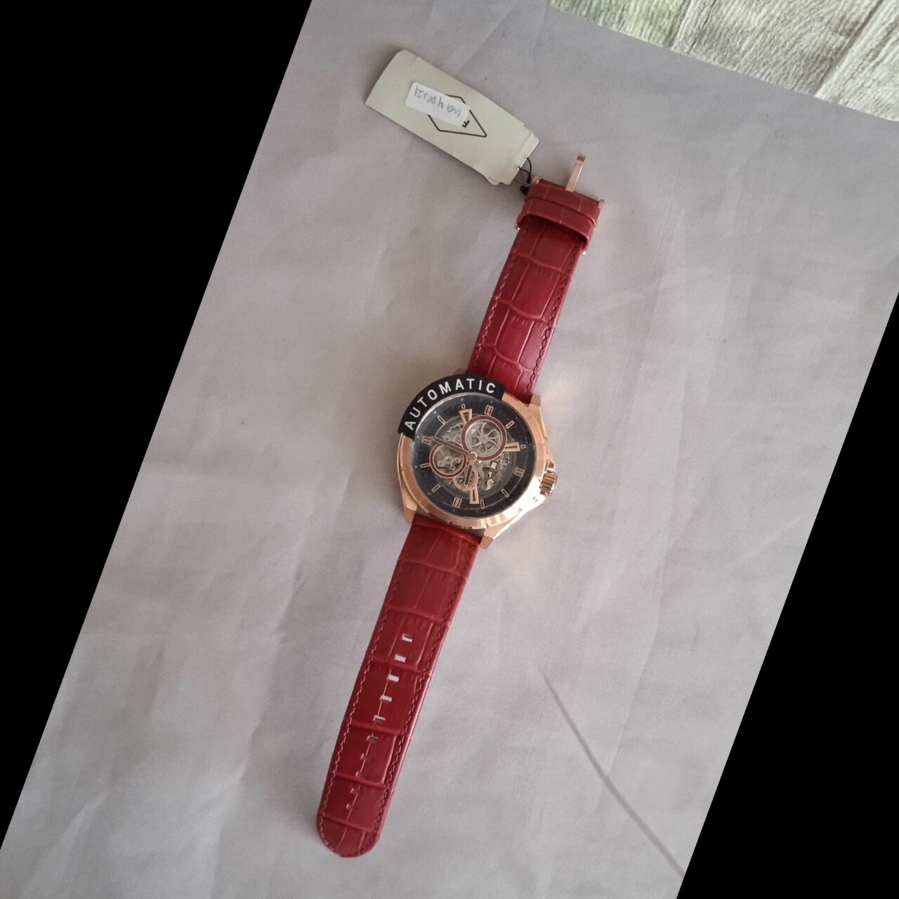 Fossil Bq2660 Automatic Silicone Red