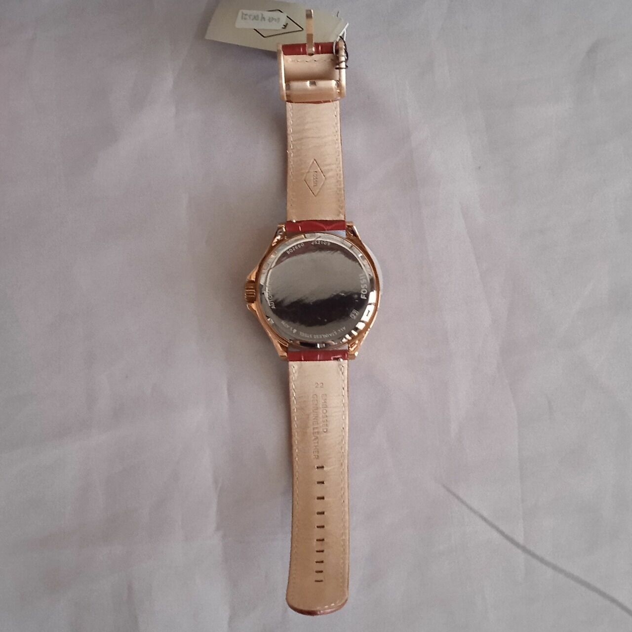 Fossil Bq2660 Automatic Silicone Red