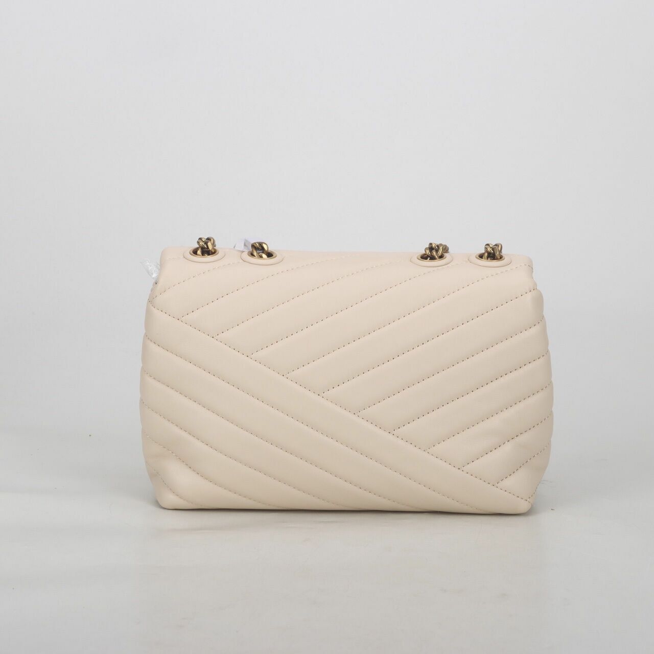 Tory Burch Kira Chevron Small Convertible Shoulder Bag New Cream