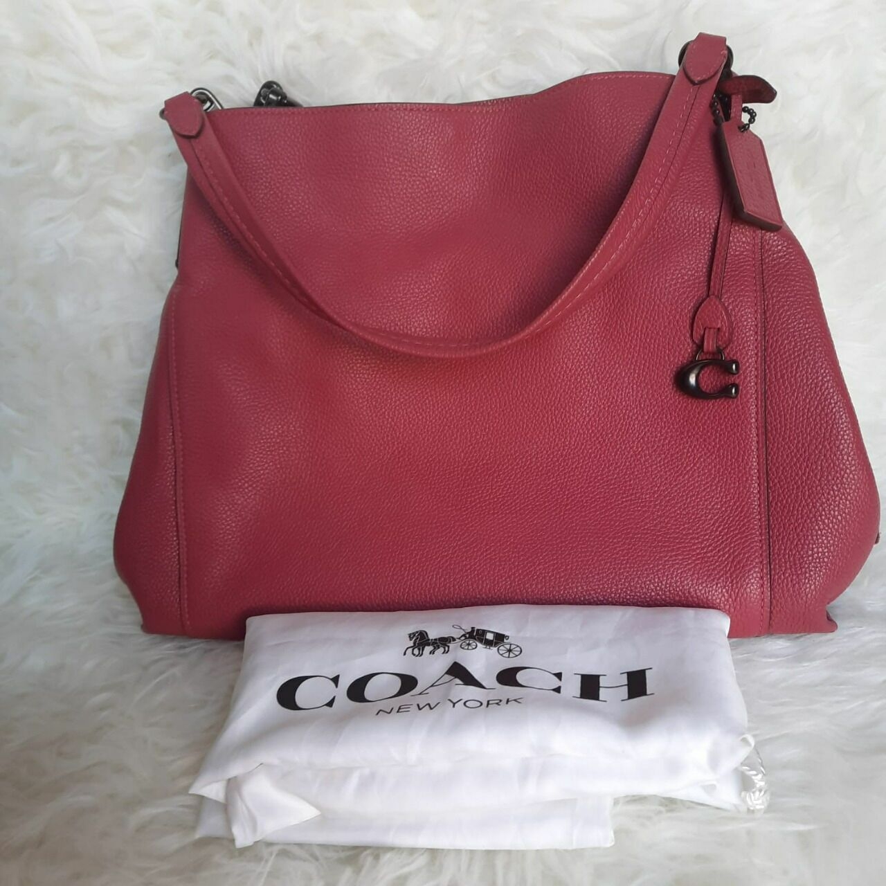 73545 Coach Dalton 31 Shoulder Bag Dusty Pink