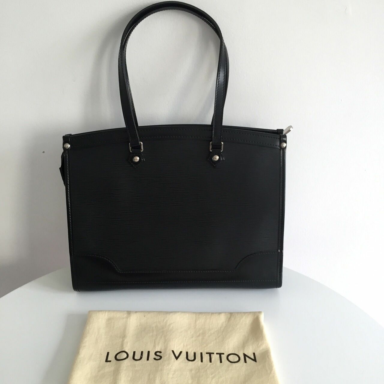 Louis Vuitton Madeleine Epi Leather Black Shoulder Bag