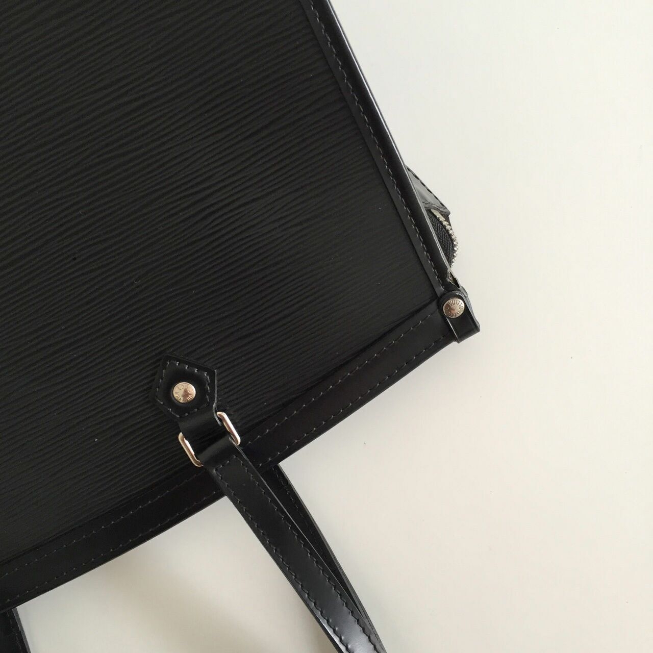 Louis Vuitton Madeleine Epi Leather Black Shoulder Bag