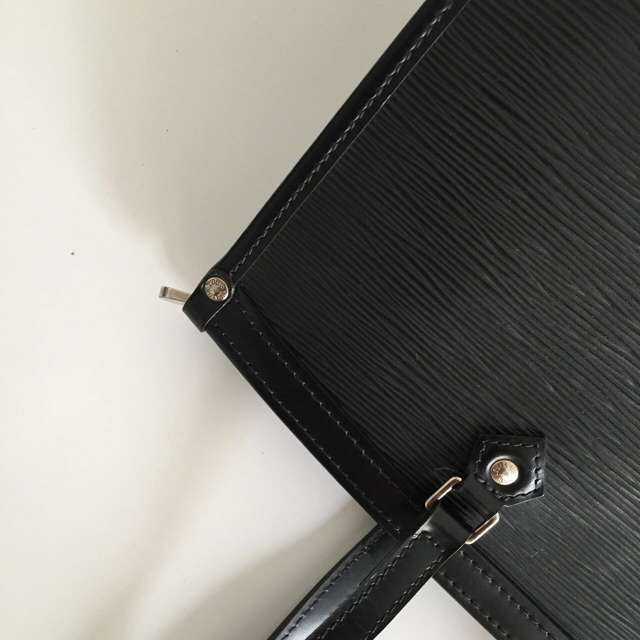 Louis Vuitton Madeleine Epi Leather Black Shoulder Bag