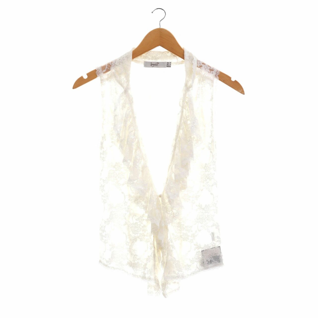 bYSI Cream Lace Wrap