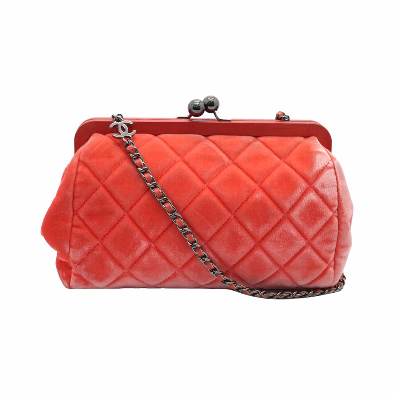 Chanel Red Clutch