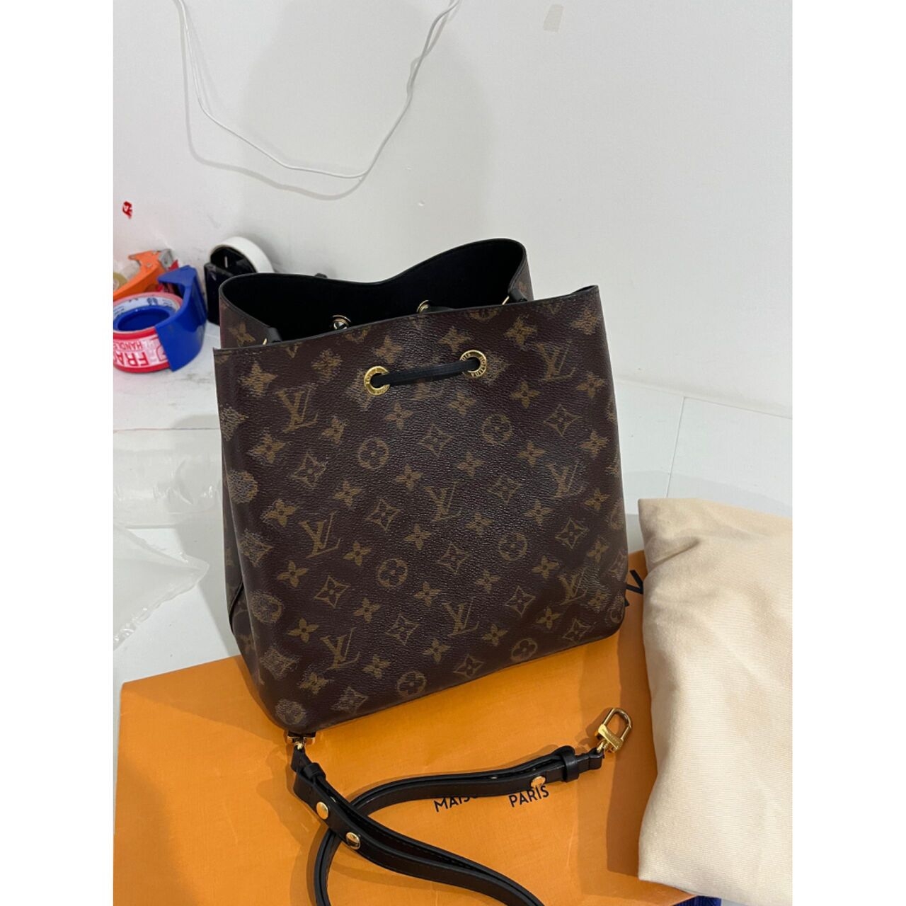 Louis Vuitton Brown Shoulder Bag