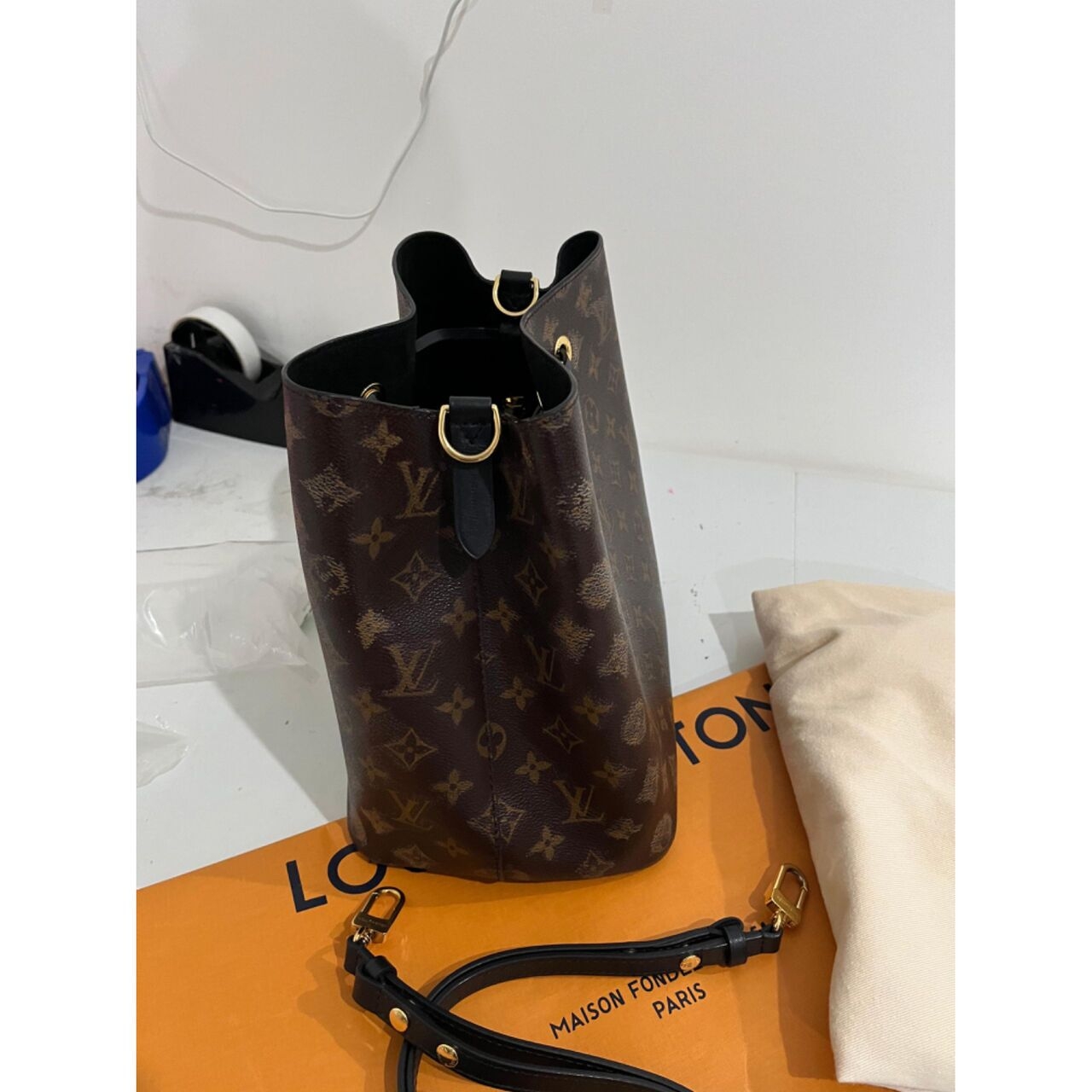 Louis Vuitton Brown Shoulder Bag