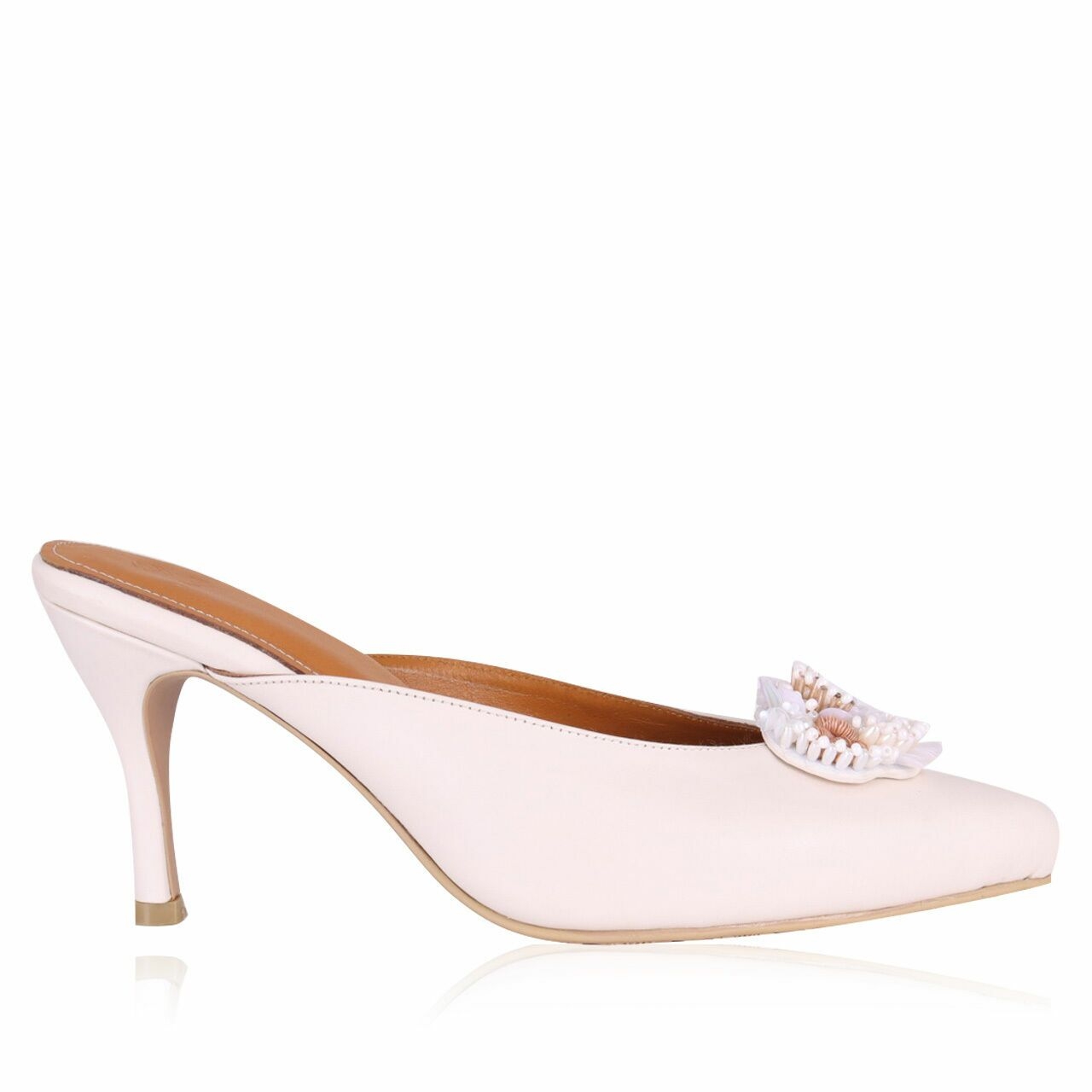 Vaia White Heels