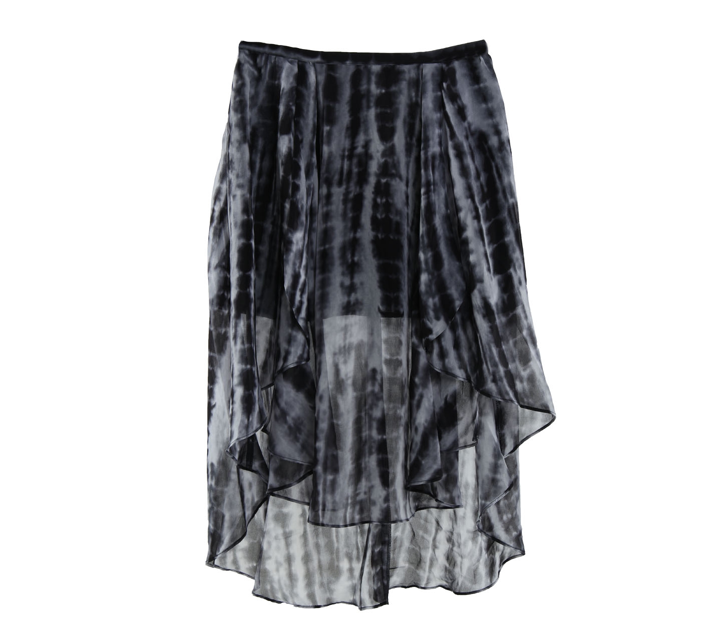 Divided Grey And Black Skirt