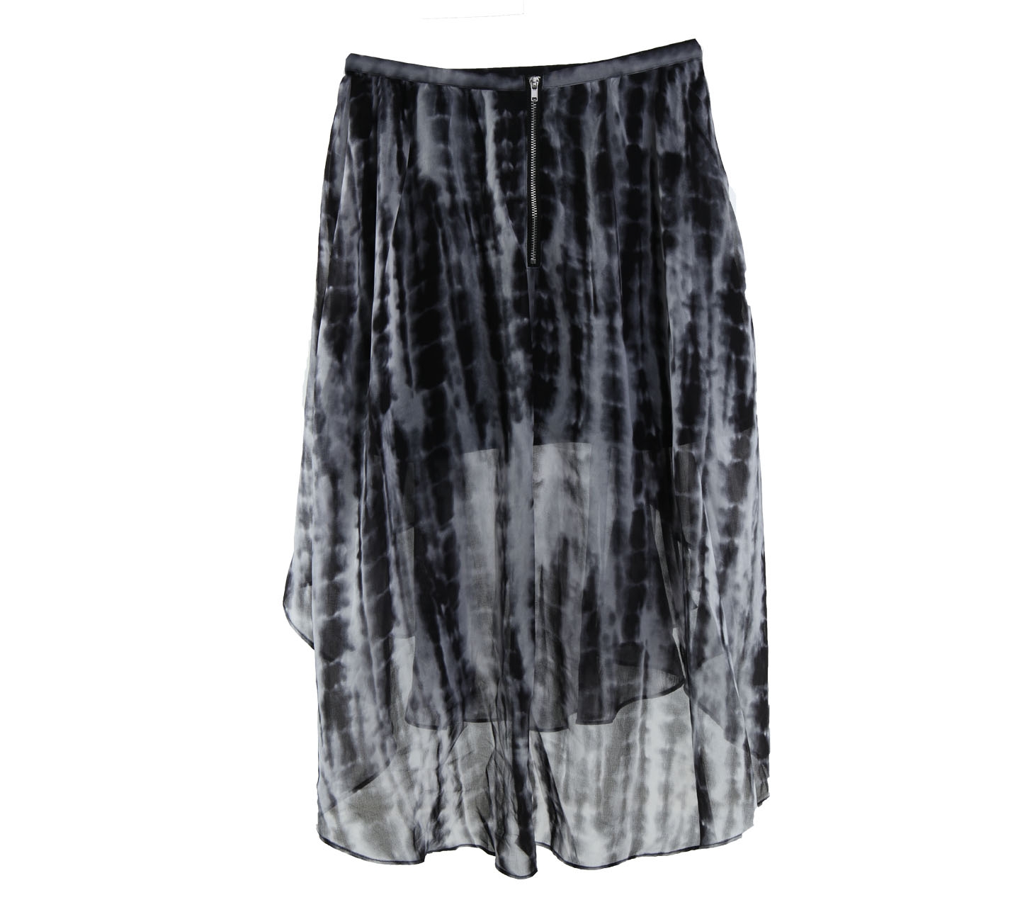 Divided Grey And Black Skirt