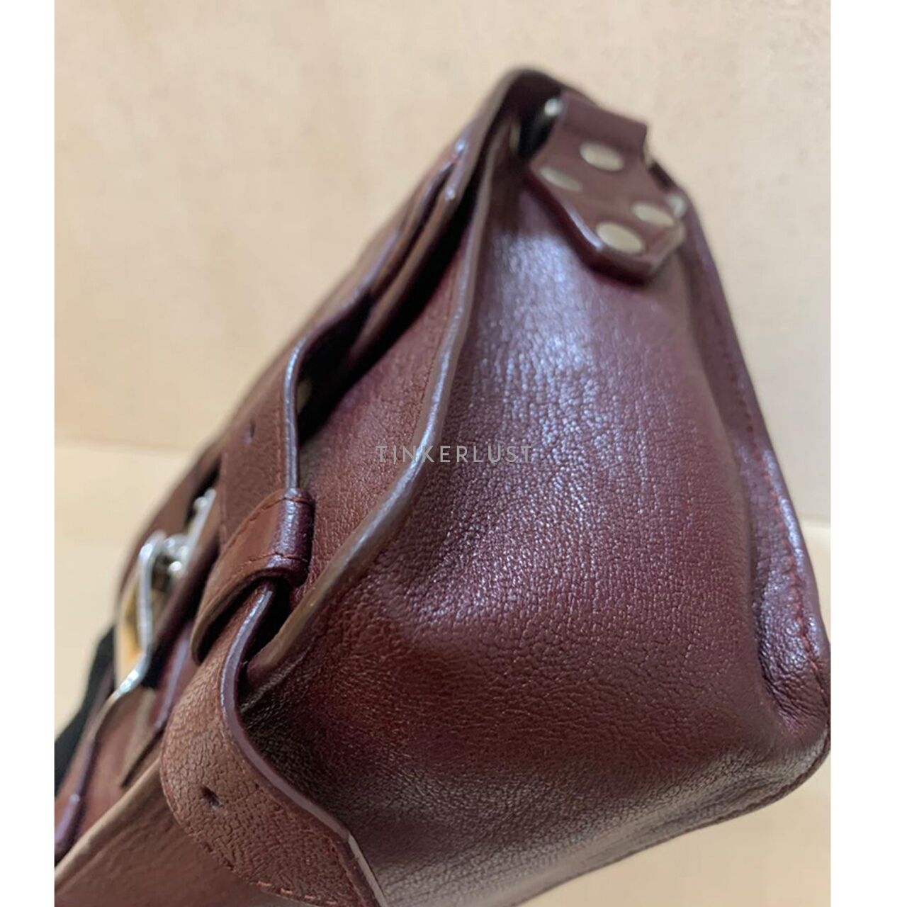 Proenza Schouler PS1 Mini in Oxblood SHW Sling Bag