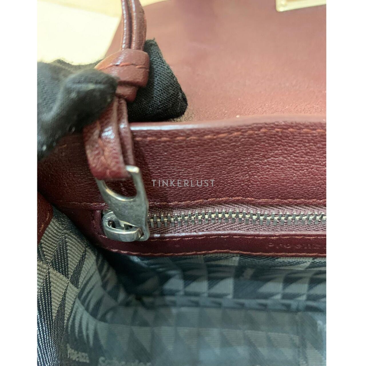 Proenza Schouler PS1 Mini in Oxblood SHW Sling Bag