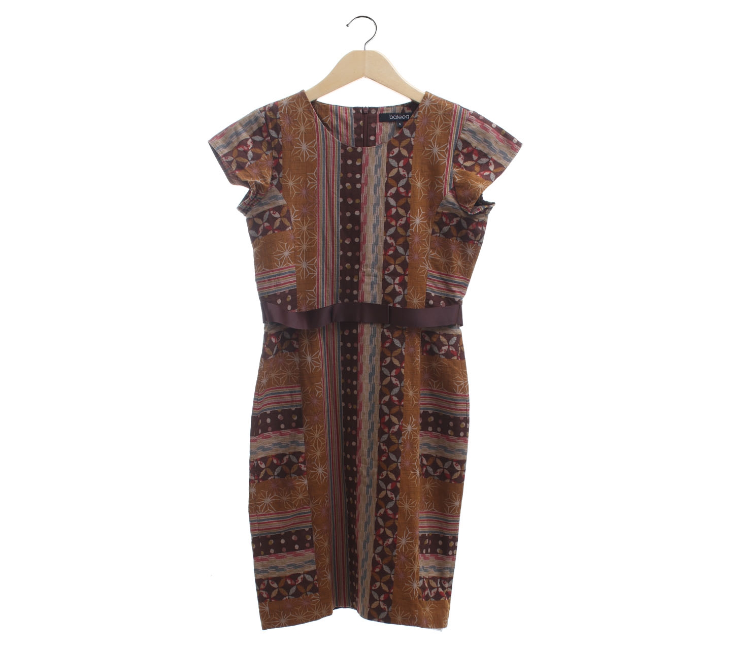 Bateeq Brown Pattern Mini Dress