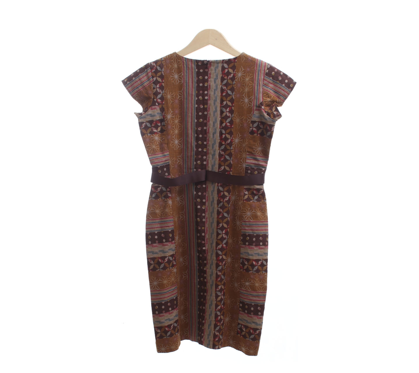 Bateeq Brown Pattern Mini Dress