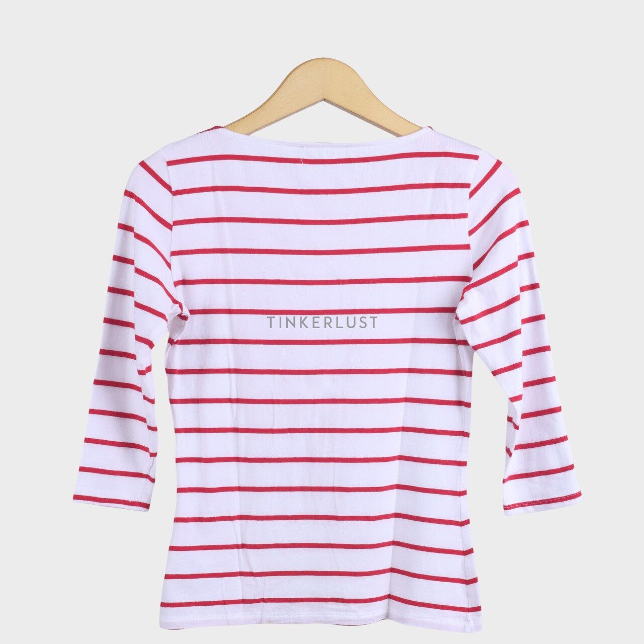 Marks & Spencer Red & White Stripes Blouse