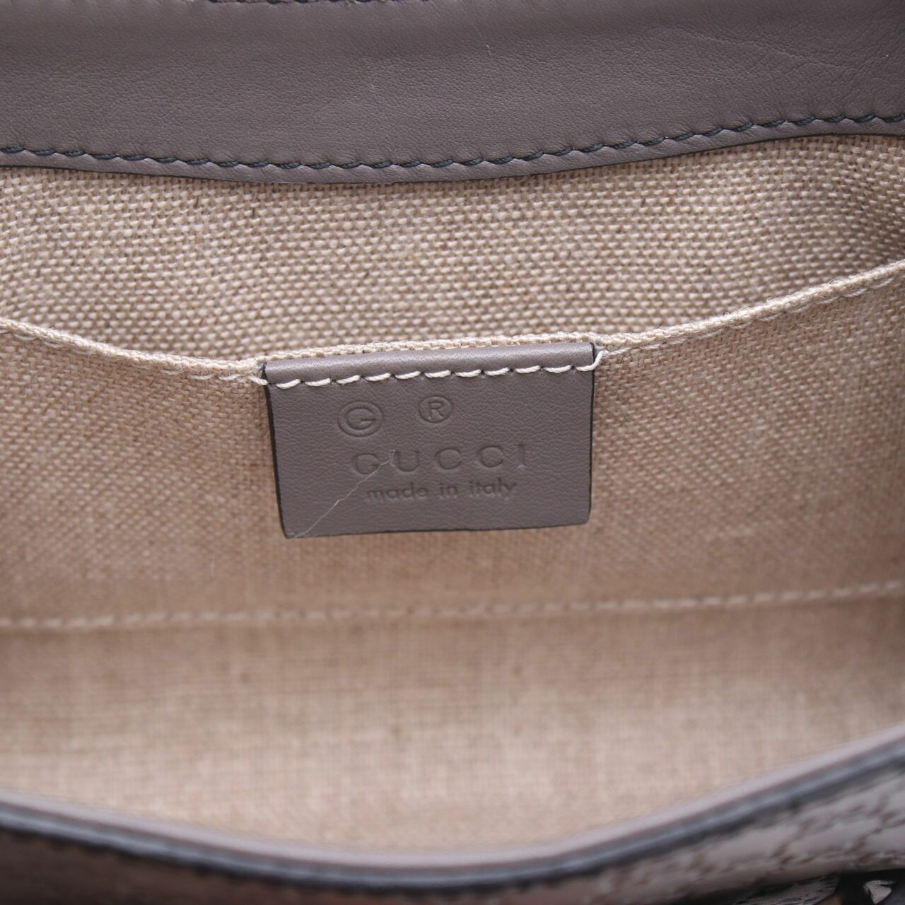 Gucci Microguccissima Mini Emily Grey Shoulder Bag