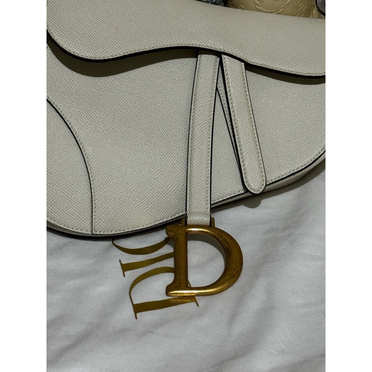 Christian Dior White Shoulder Bag