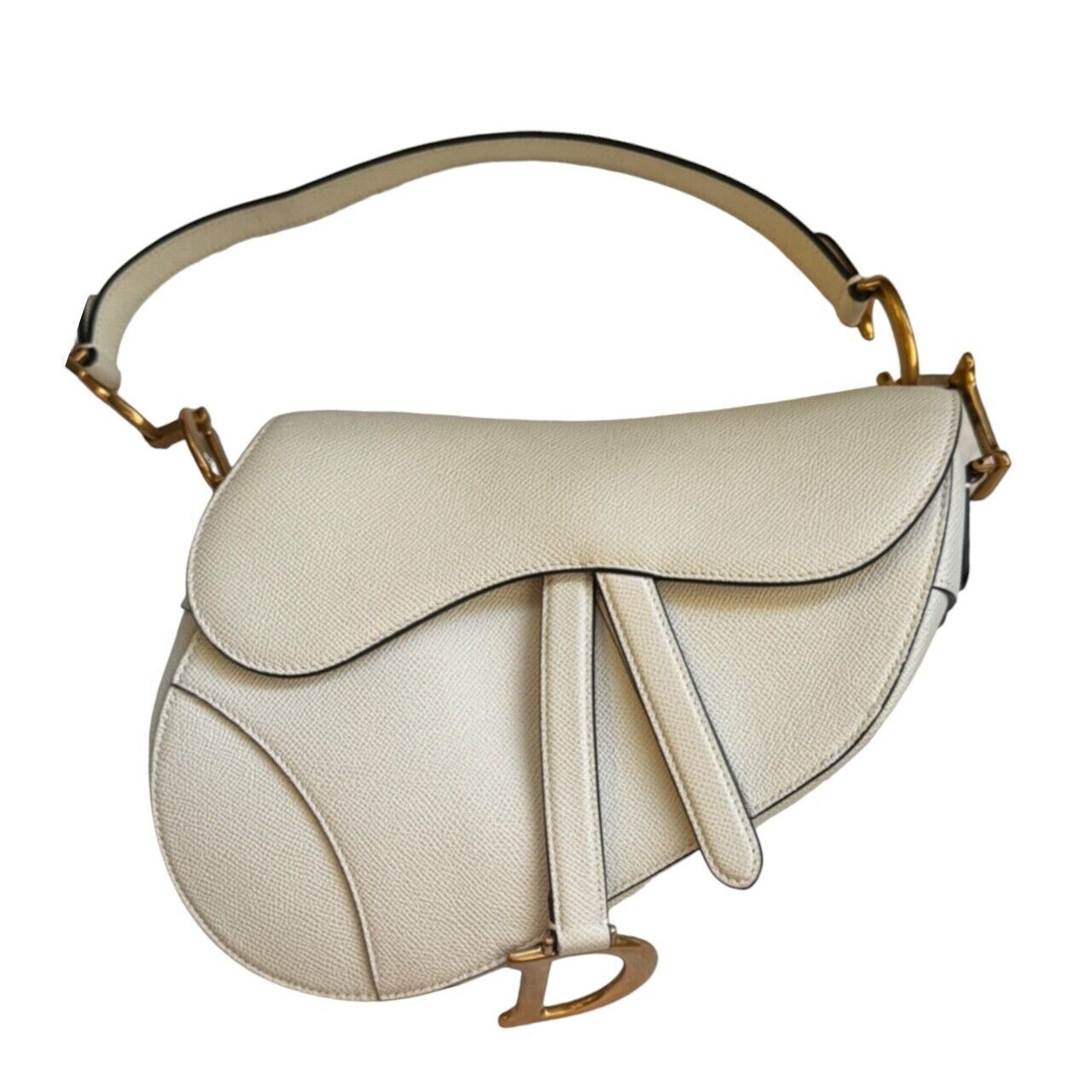 Christian Dior White Shoulder Bag