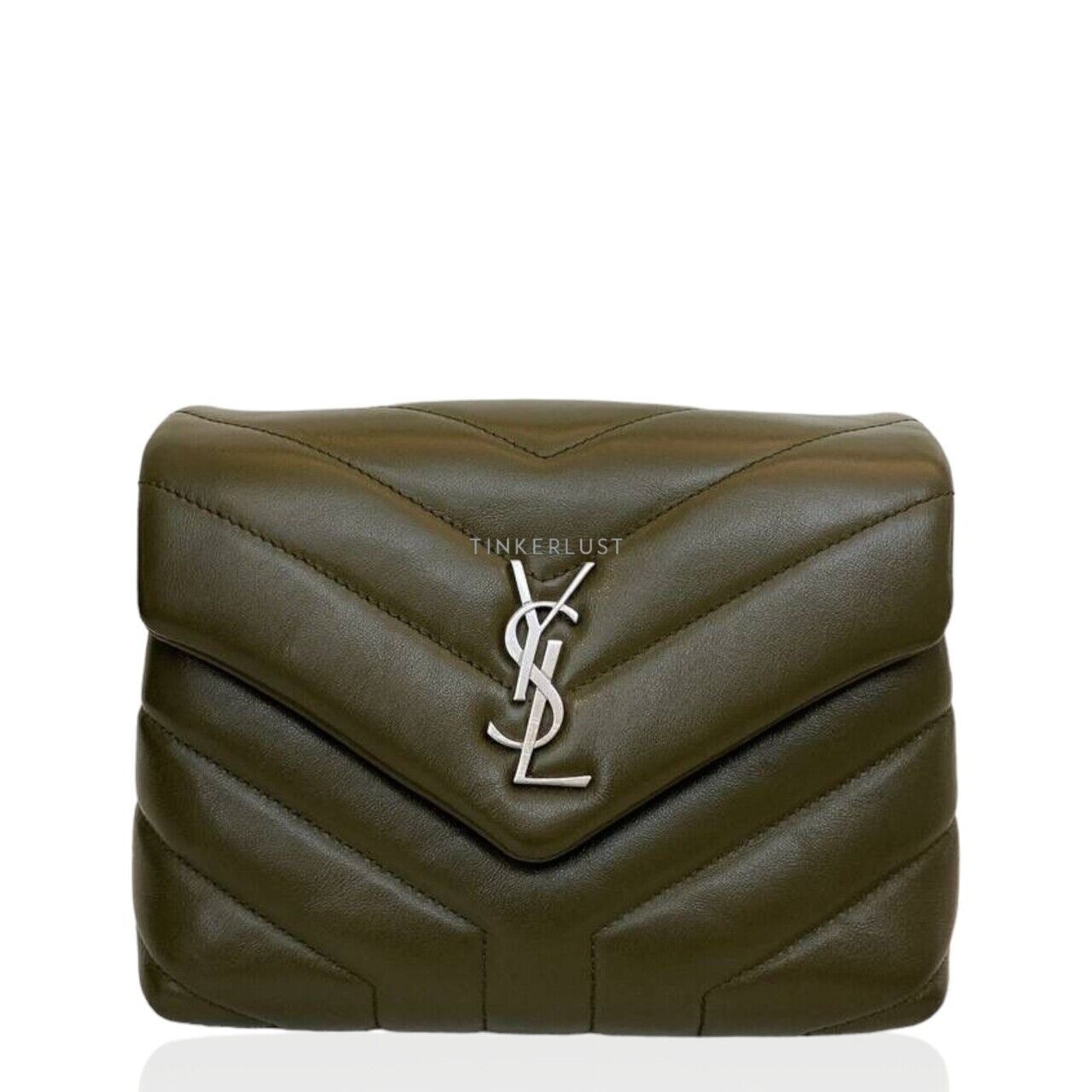 Yves Saint Laurent Toy Loulou Army Green / Khaki 2019 Sling Bag