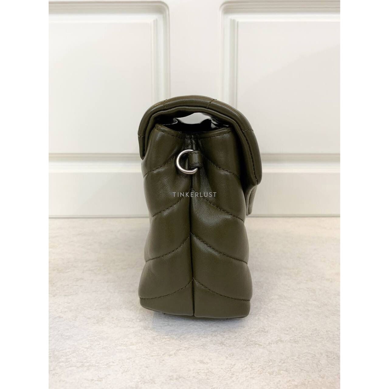 Yves Saint Laurent Toy Loulou Army Green / Khaki 2019 Sling Bag