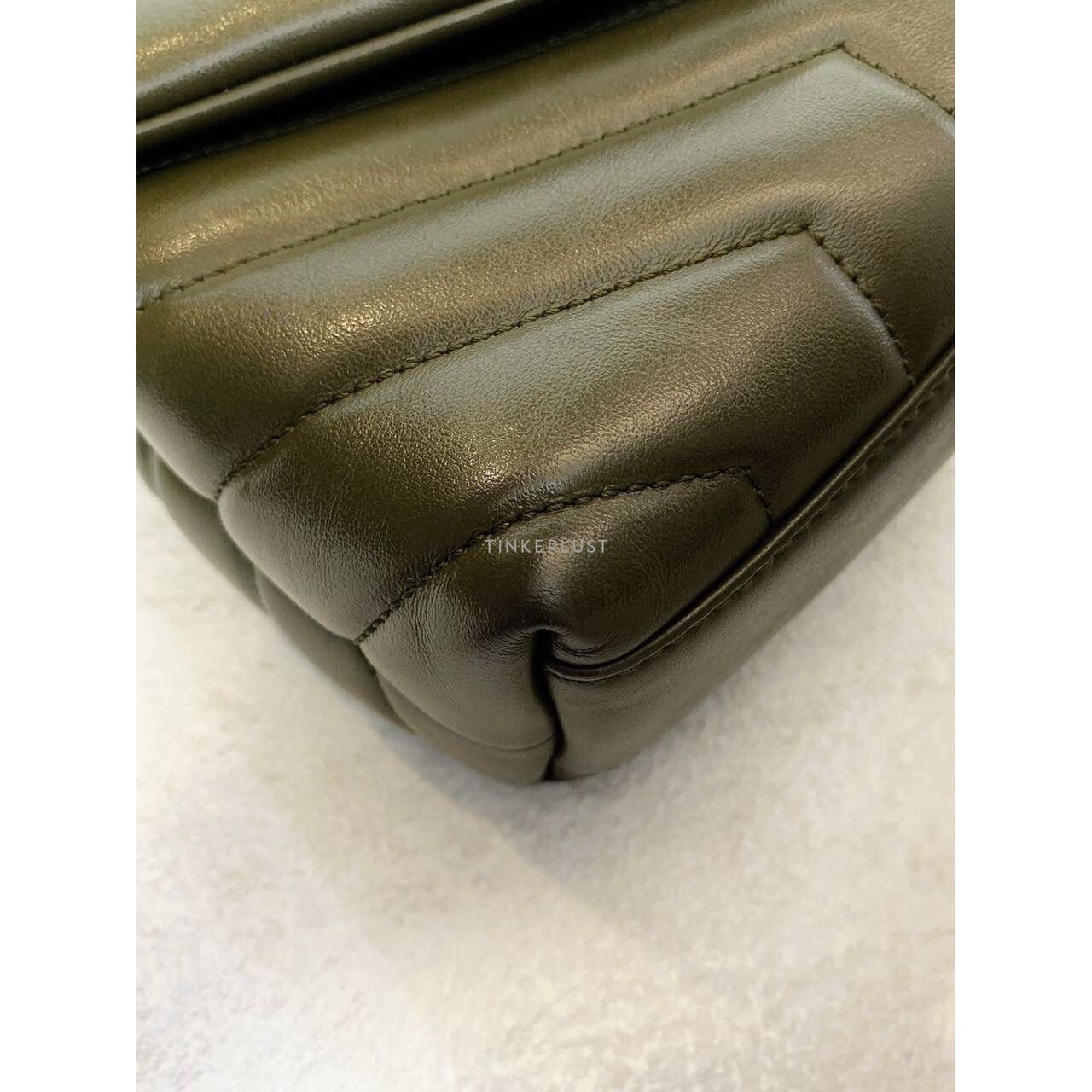 Yves Saint Laurent Toy Loulou Army Green / Khaki 2019 Sling Bag