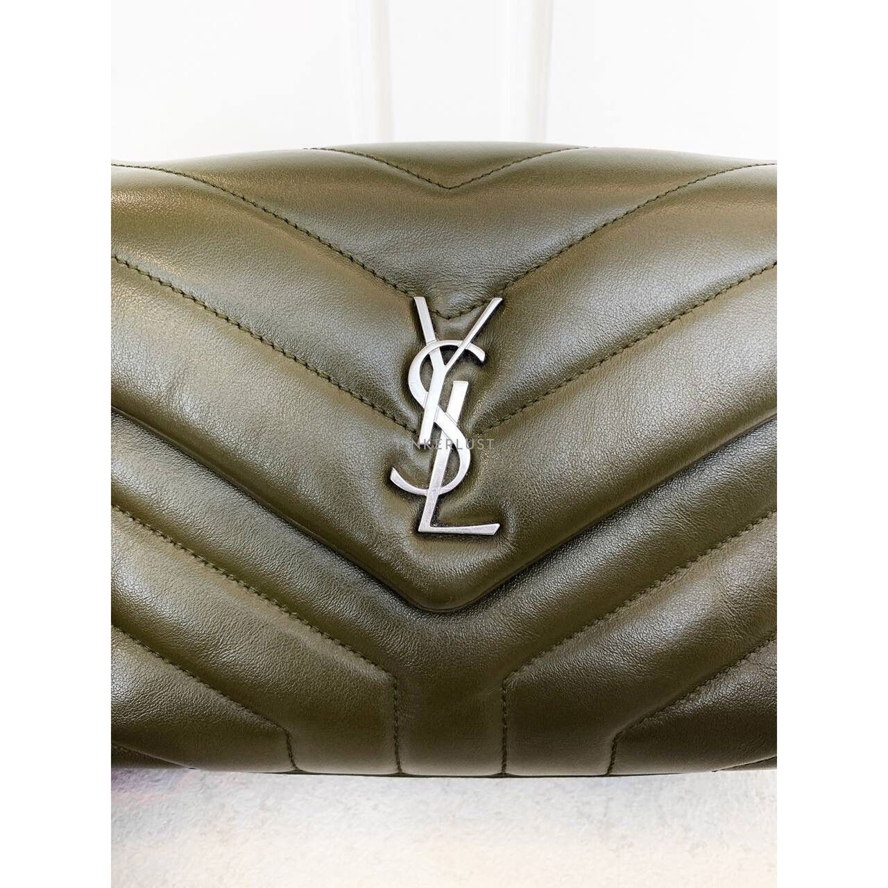 Yves Saint Laurent Toy Loulou Army Green / Khaki 2019 Sling Bag